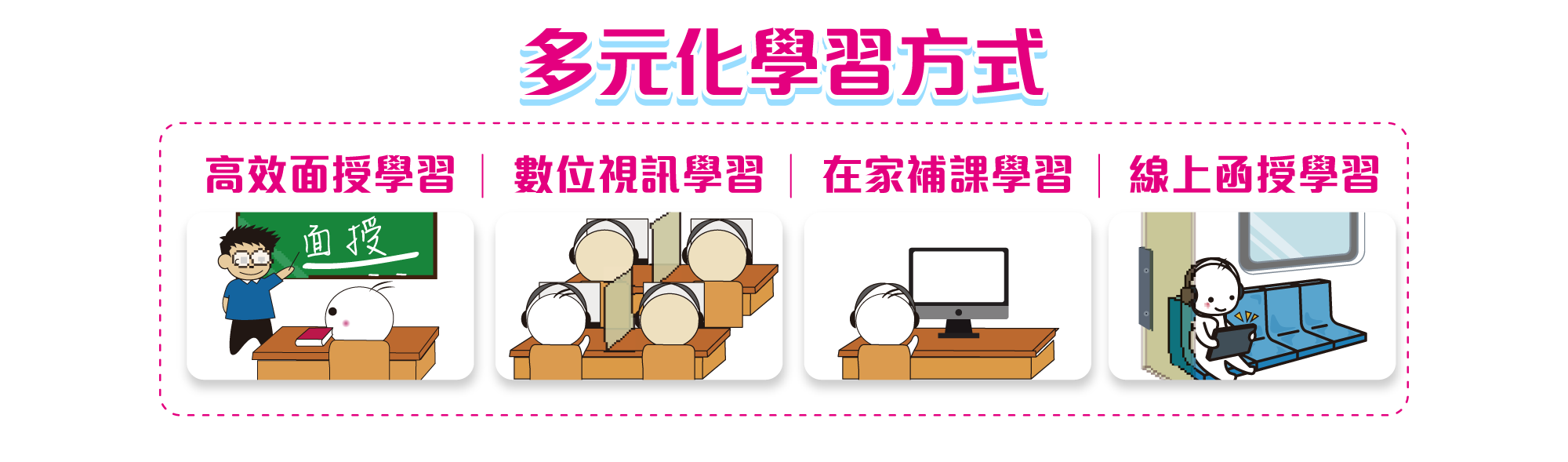 多元化學習方式